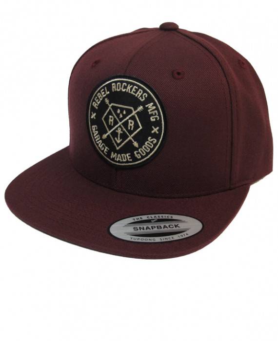 Rebel Rockers Big Penta Snapback Cap maroon Black Friday Preise