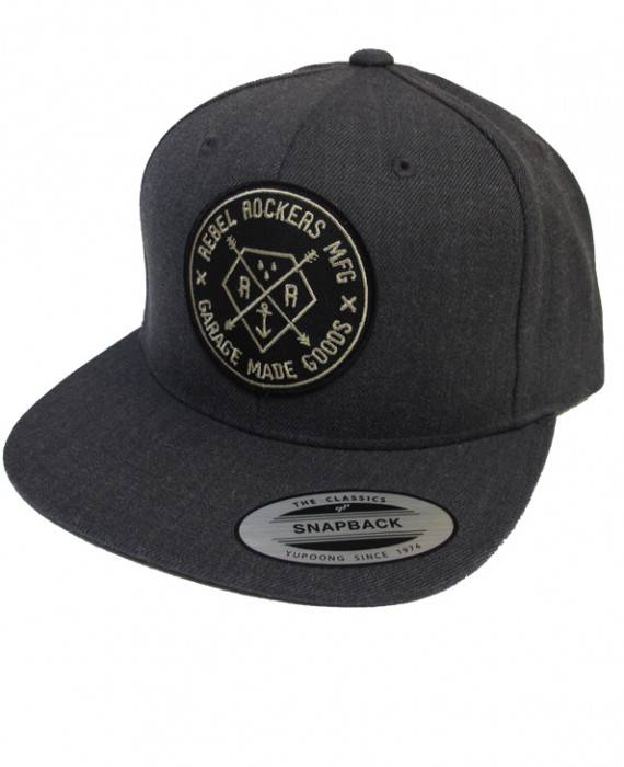 Rebel Rockers Big Penta Snapback Cap dark grey zollfrei