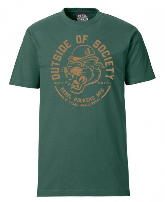 Rebel Rockers Bowler bottle green Günstig kaufen