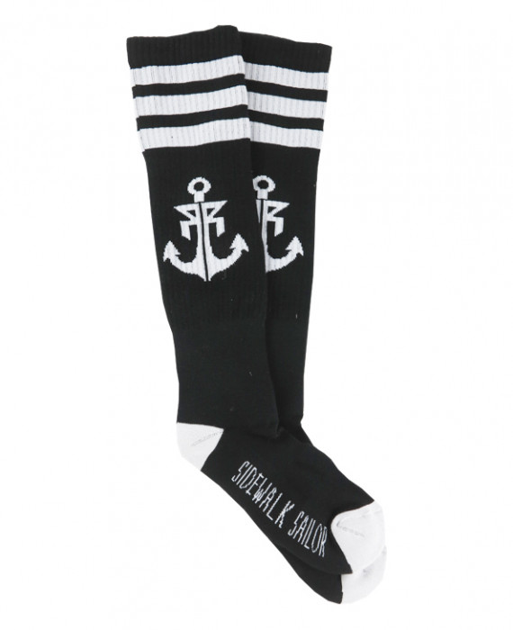 Rebel Rockers Tube Sock Anchor black Versandkostenfrei