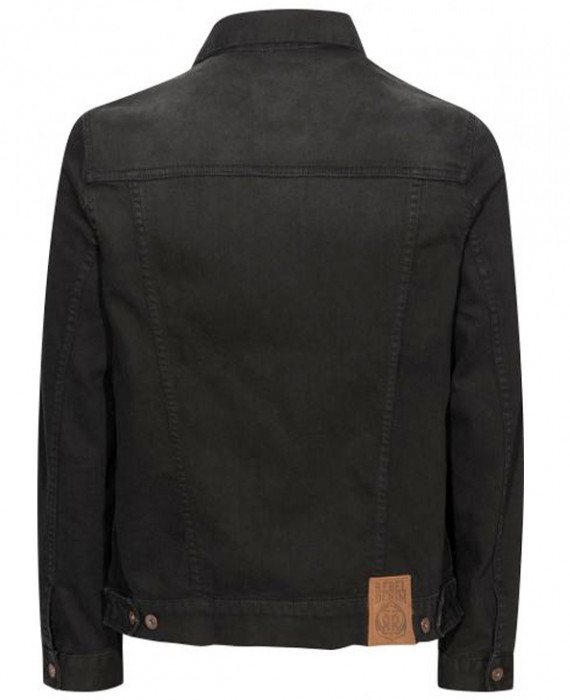 Rebel Rockers Jeans Jacke blk Top Angebot