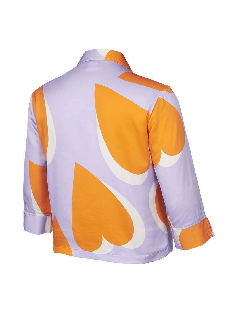 ROCK YOUR CURVES by Angelina Long Sleeves shirt in Flieder multicolorArtikelnummer RYC-LCAK-0669-450 50% Rabatt mit kostenlosem Versand