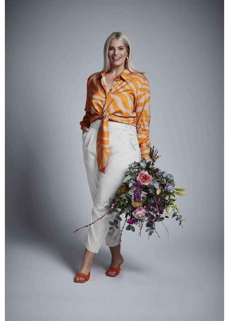 ROCK YOUR CURVES by Angelina Blusenshirt in OrangeArtikelnummer RYC-LCAK-0480-250 Verkauf
