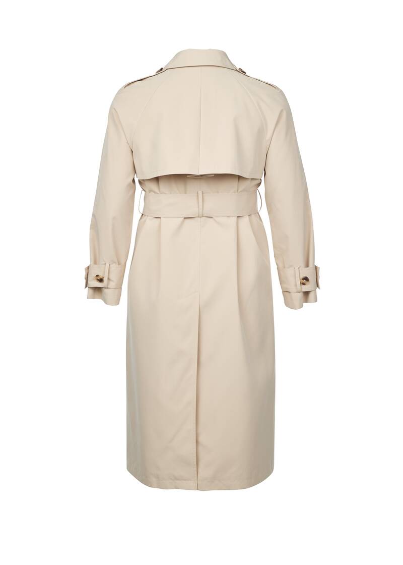 ROCK YOUR CURVES by Angelina Trenchcoat in EcruArtikelnummer RYC-LCAK-0496-101 Blitzverkäufe