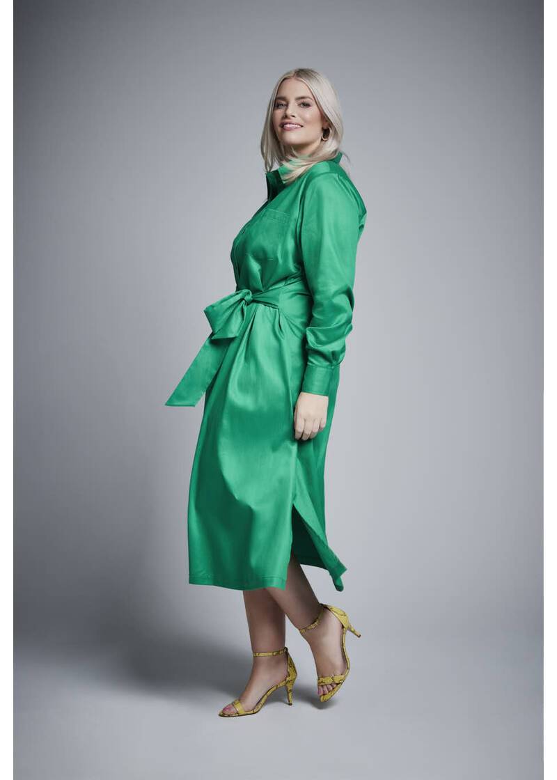 ROCK YOUR CURVES by Angelina Blusenkleid in GrünArtikelnummer RYC-LCAK-0459-650 Fabrik Onlineshop