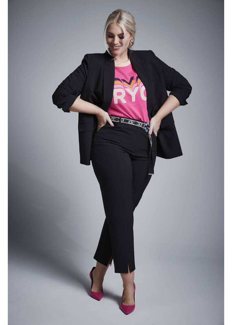 ROCK YOUR CURVES by Angelina Blazer in BlackArtikelnummer RYC-LCAK-0346-901 Günstig kaufen