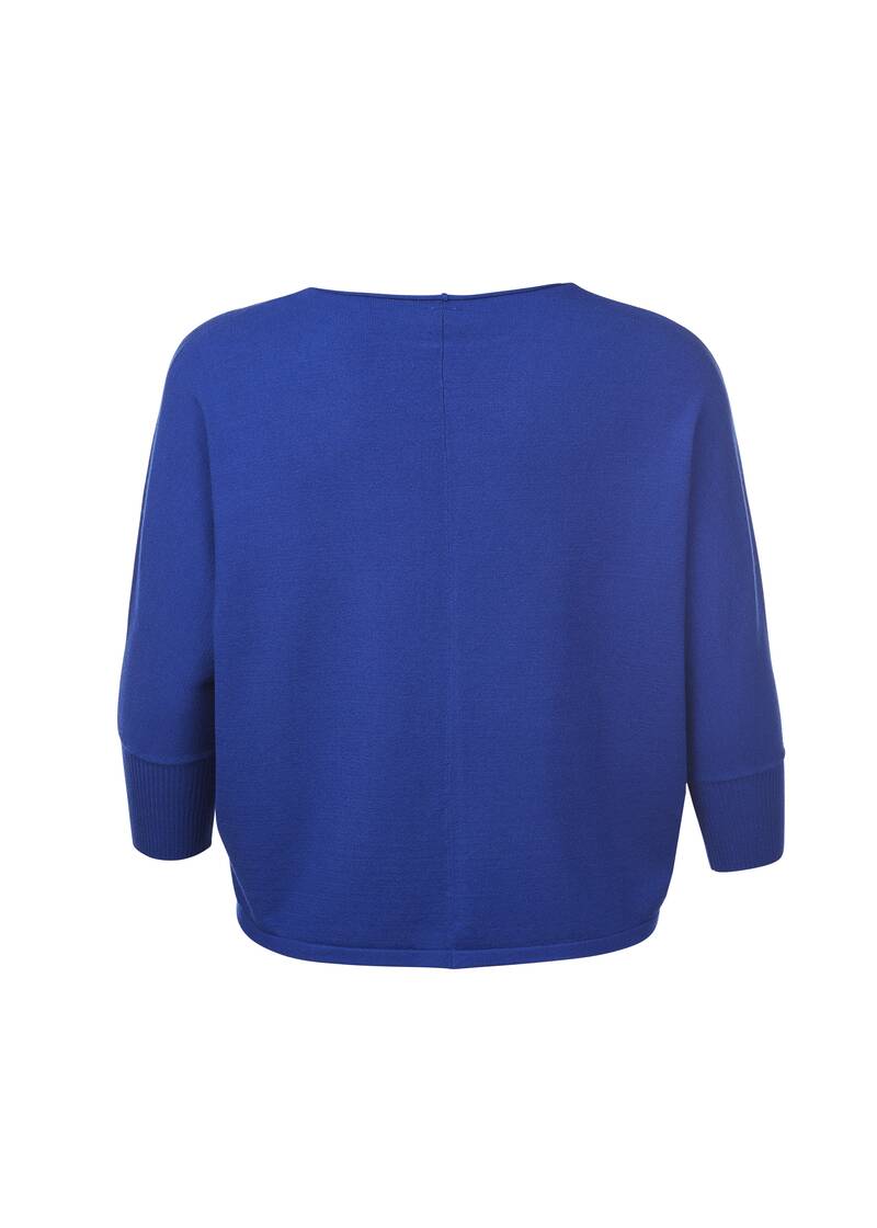 ROCK YOUR CURVES by Angelina Strickshirt in RoyalblauArtikelnummer RYC-LCAK-0284-502 Großer Ausverkauf