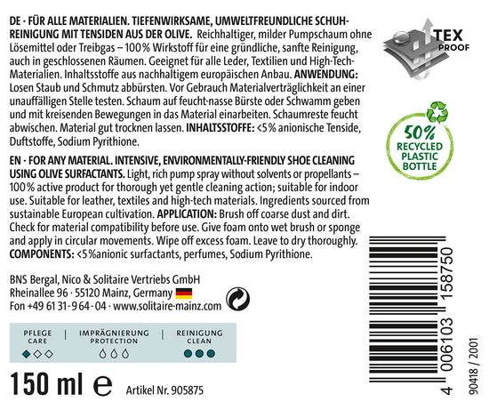 Schuhwerk Schwangau Solitaire Ecco Care Pure Clean Versandkostenfrei