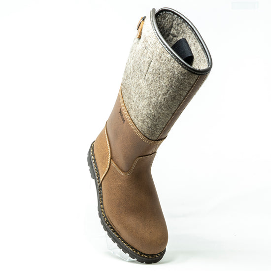 Schuhwerk Schwangau Trabert Filzstiefel Natur (Unisex) Kostenloser Versand international