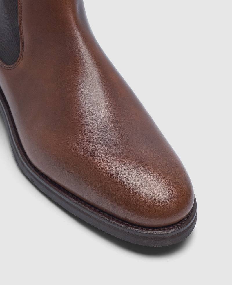 Shoepassion Winston CB2 Chelsea Boot in Mittelbraun - Henry Stevens Shoepassion Clearance-Verkauf