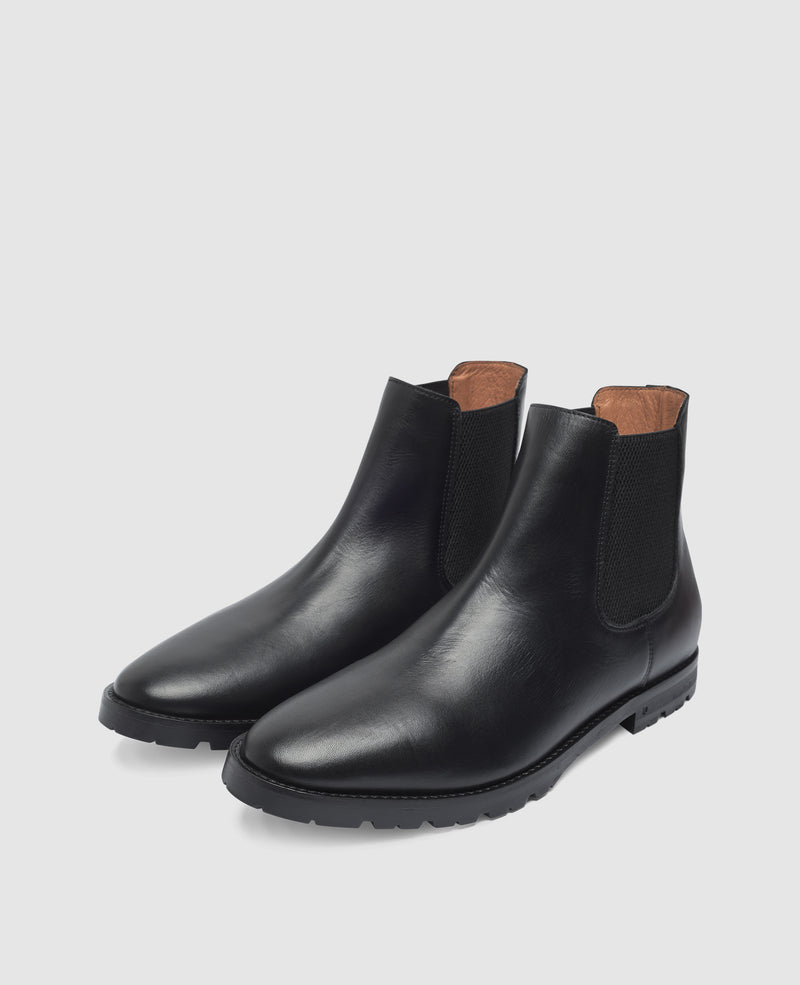 Shoepassion Wallace CB Chelsea Boot in Schwarz - Henry Stevens Shoepassion Fabrikladen