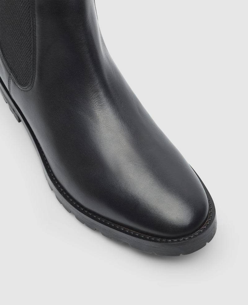 Shoepassion Wallace CB Chelsea Boot in Schwarz - Henry Stevens Shoepassion Fabrikladen