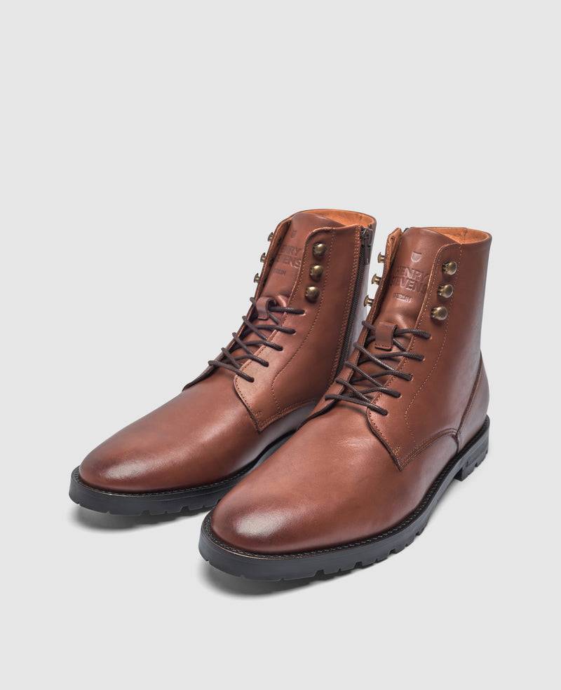 Shoepassion Wallace PDB Derby Boot in Dunkelbraun - Henry Stevens Shoepassion Verkauf