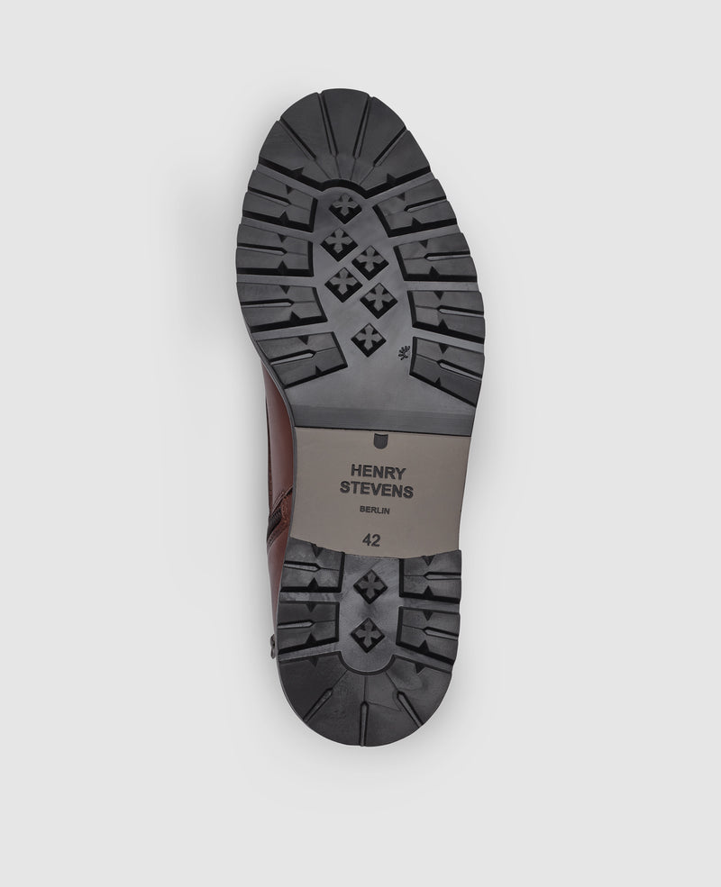 Shoepassion Wallace PDB Derby Boot in Dunkelbraun - Henry Stevens Shoepassion Verkauf