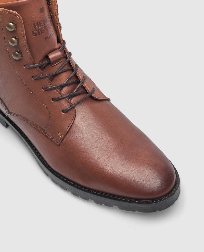 Shoepassion Wallace PDB Derby Boot in Dunkelbraun - Henry Stevens Shoepassion Verkauf