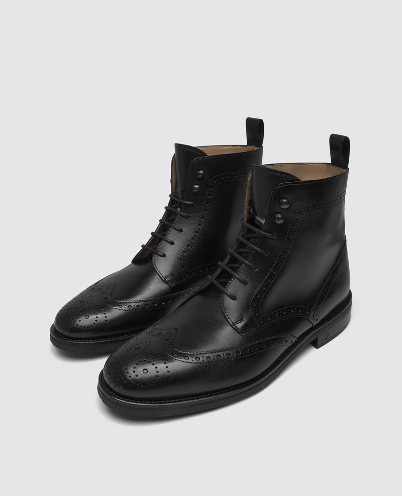 Shoepassion Winston FBDB2 Derby Boot in Schwarz - Henry Stevens Shoepassion Kostenloser Versand