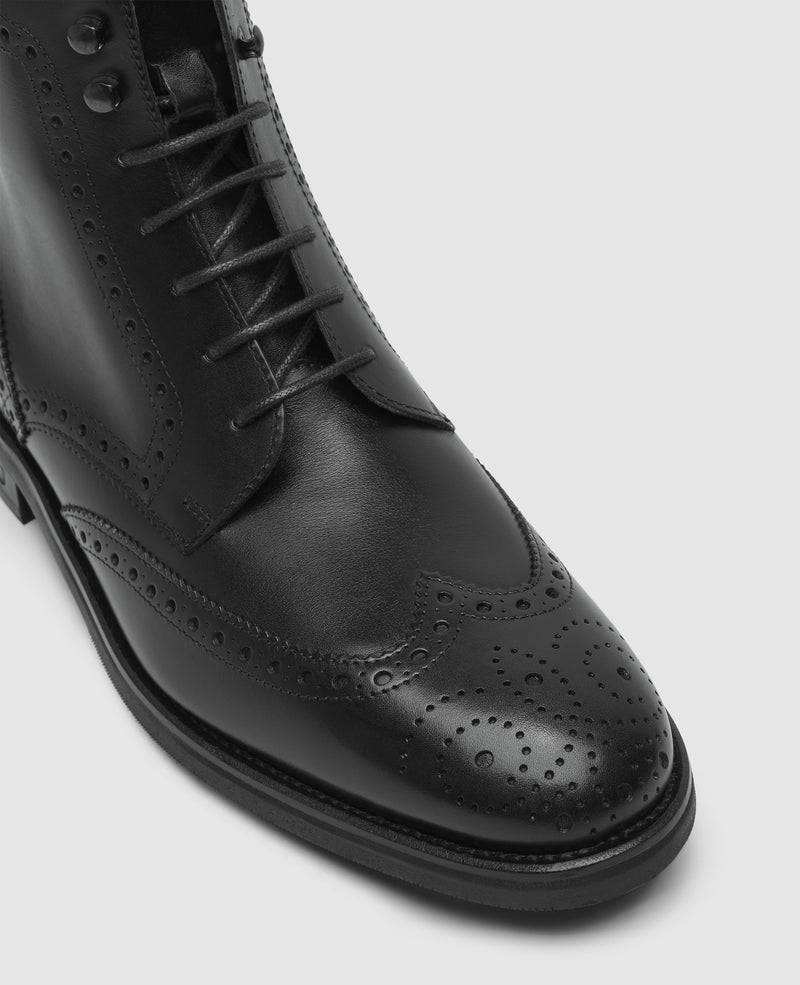 Shoepassion Winston FBDB2 Derby Boot in Schwarz - Henry Stevens Shoepassion Kostenloser Versand