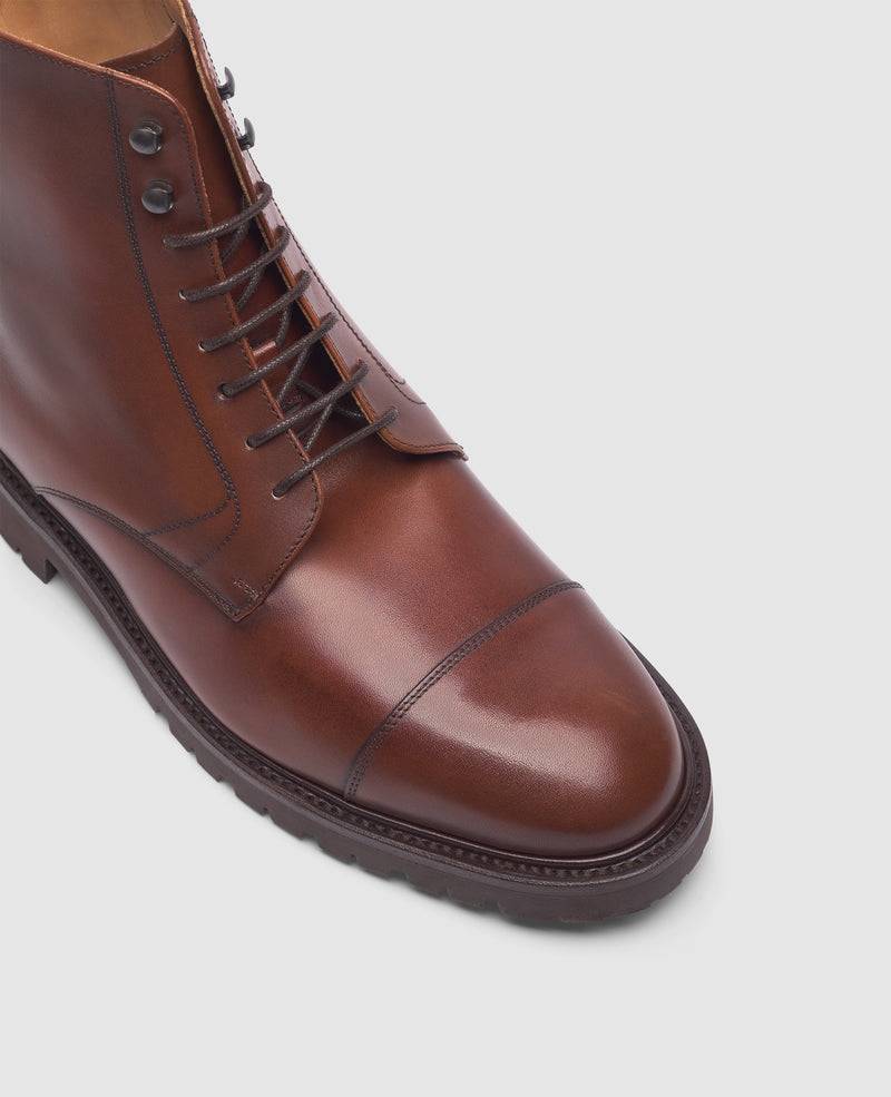 Shoepassion Jones CDB3 Derby Boot in Mittelbraun - Henry Stevens Shoepassion Fabrikpreis