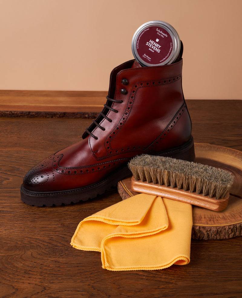Shoepassion Rosshaarbürste-Dunkel für Lederschuhe von Henry Stevens Shoepassion Versandkostenfrei