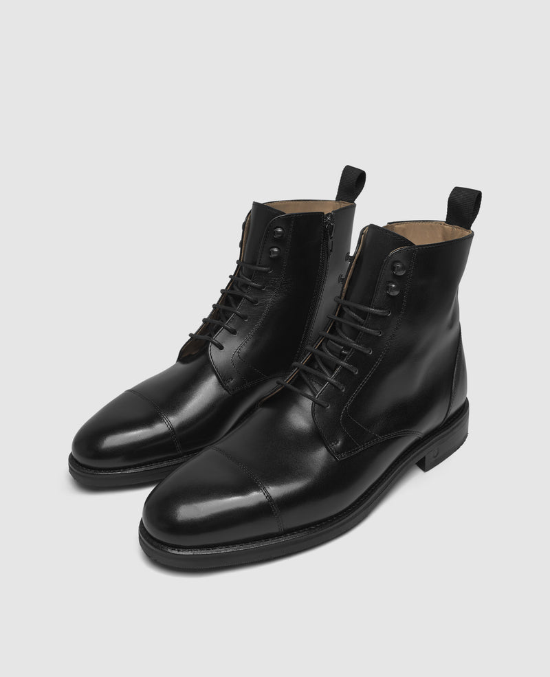 Shoepassion Winston CDB2 Derby Boot in Schwarz - Henry Stevens Shoepassion Top Angebot
