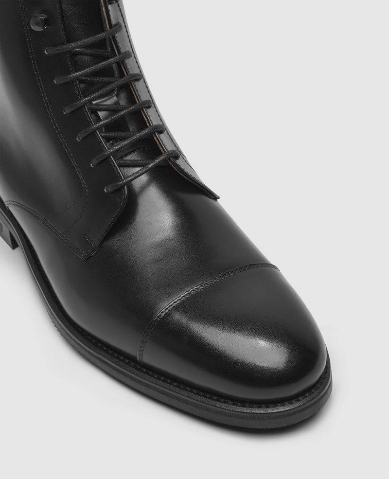 Shoepassion Winston CDB2 Derby Boot in Schwarz - Henry Stevens Shoepassion Top Angebot