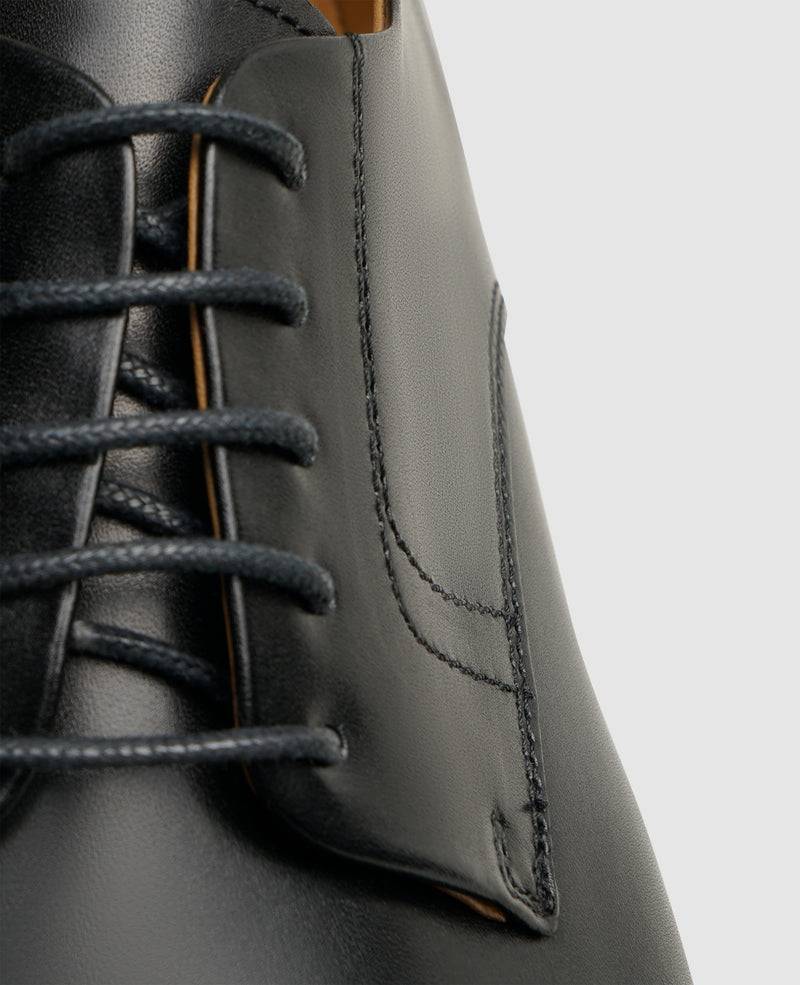 Shoepassion Rahmengenähter Plain Derby Herrenschuh aus Leder Henry Stevens Shoepassion Exklusive Angebote