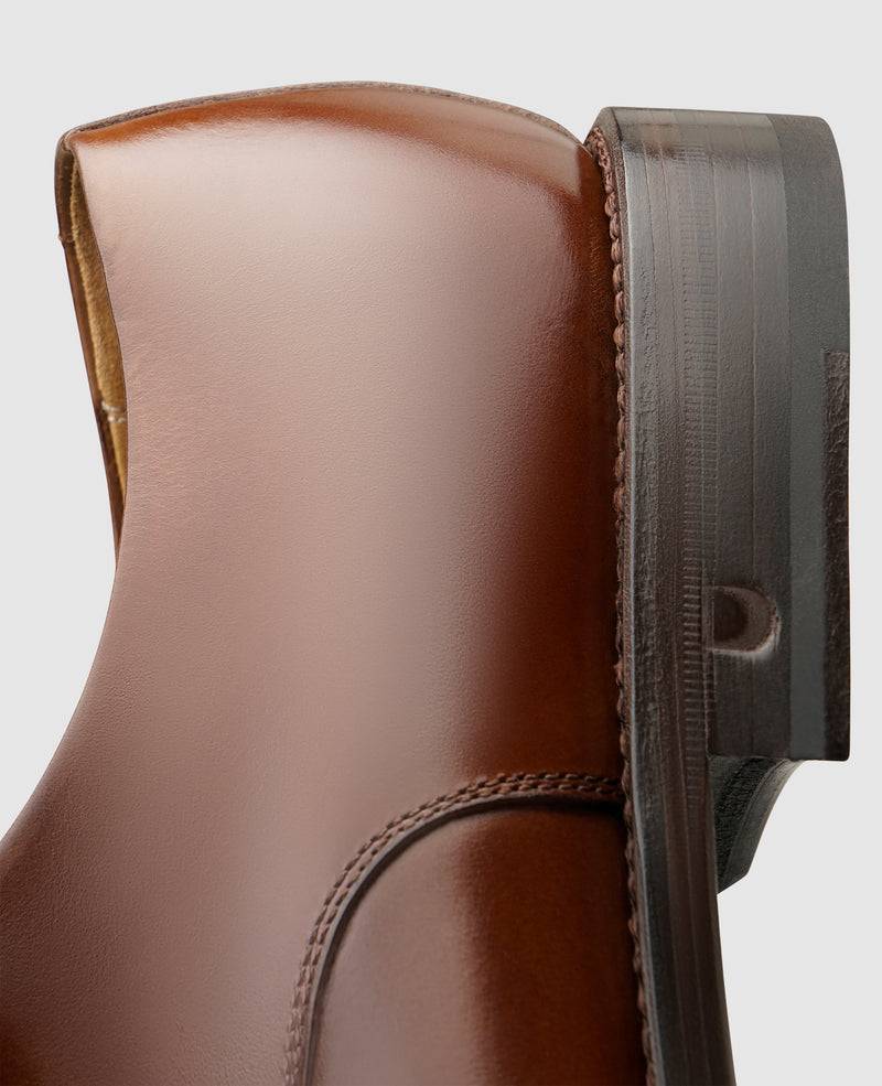 Shoepassion Rahmengenähter Plain Derby Herrenschuh aus Leder Henry Stevens Shoepassion Blitzangebot