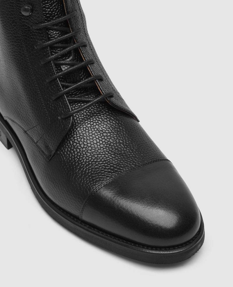 Shoepassion Winston CDB2 Derby Boot in Schwarz - Henry Stevens Shoepassion Große Rabatte