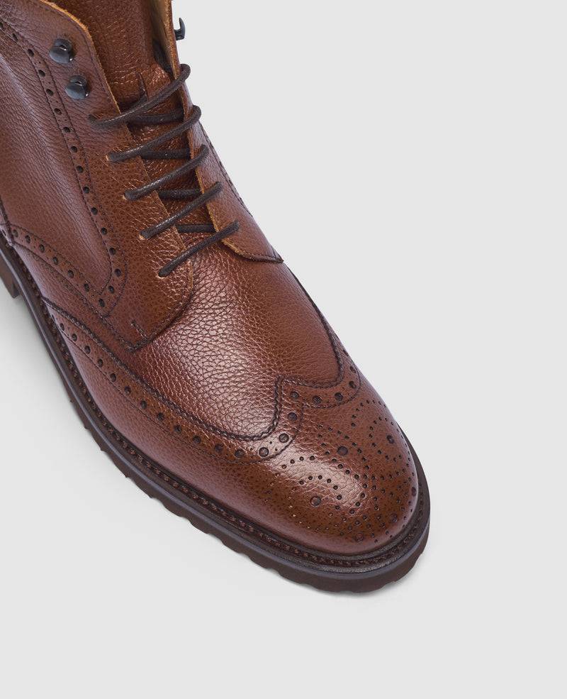 Shoepassion Winston FBDB6 Derby Boot in Mittelbraun - Henry Stevens Shoepassion Bestseller