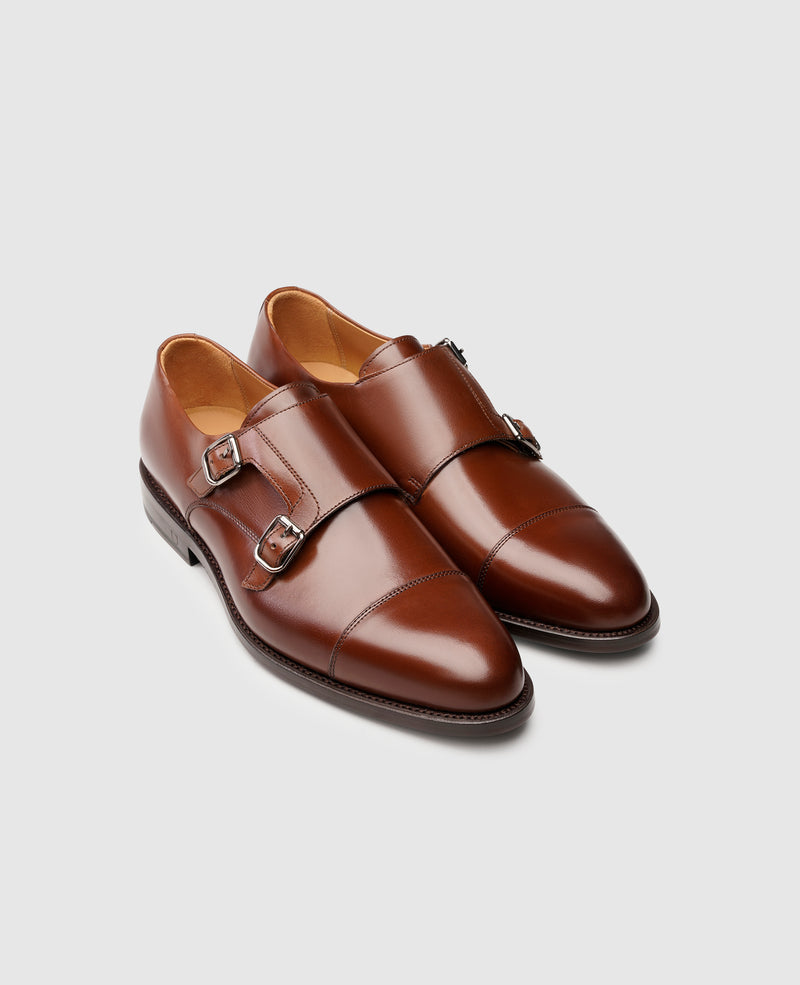 Shoepassion Rahmengenähter Doppel-Monkstrap Herrenschuh Henry Stevens Shoepassion Tägliche Deals