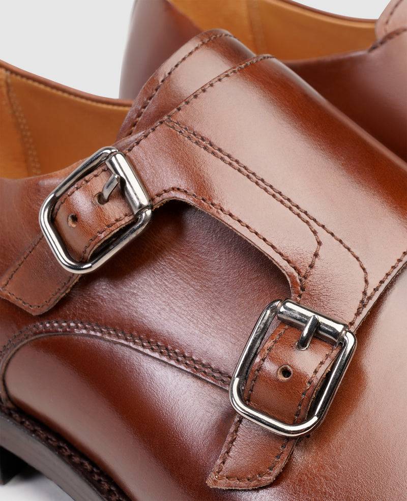 Shoepassion Rahmengenähter Doppel-Monkstrap Herrenschuh Henry Stevens Shoepassion Tägliche Deals