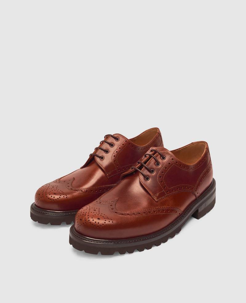 Shoepassion Harry FBD5 Derby in Mittelbraun - Henry Stevens Shoepassion Tiefpreis