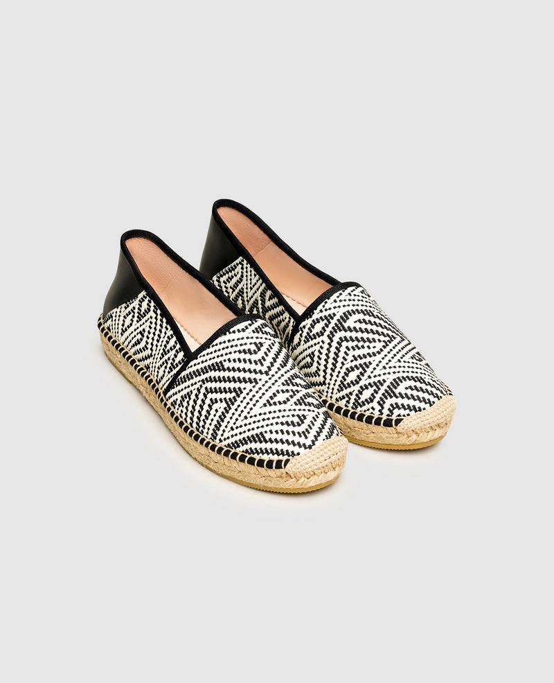 Shoepassion Gemusterte Espadrilles aus Textil Henry Stevens Shoepassion Clearance-Verkauf