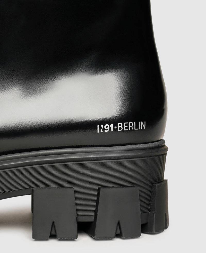 Shoepassion Leder-Schnürstiefelette mit Plateausohle für Damen N91 Shoepassion Kostenloser Versand international