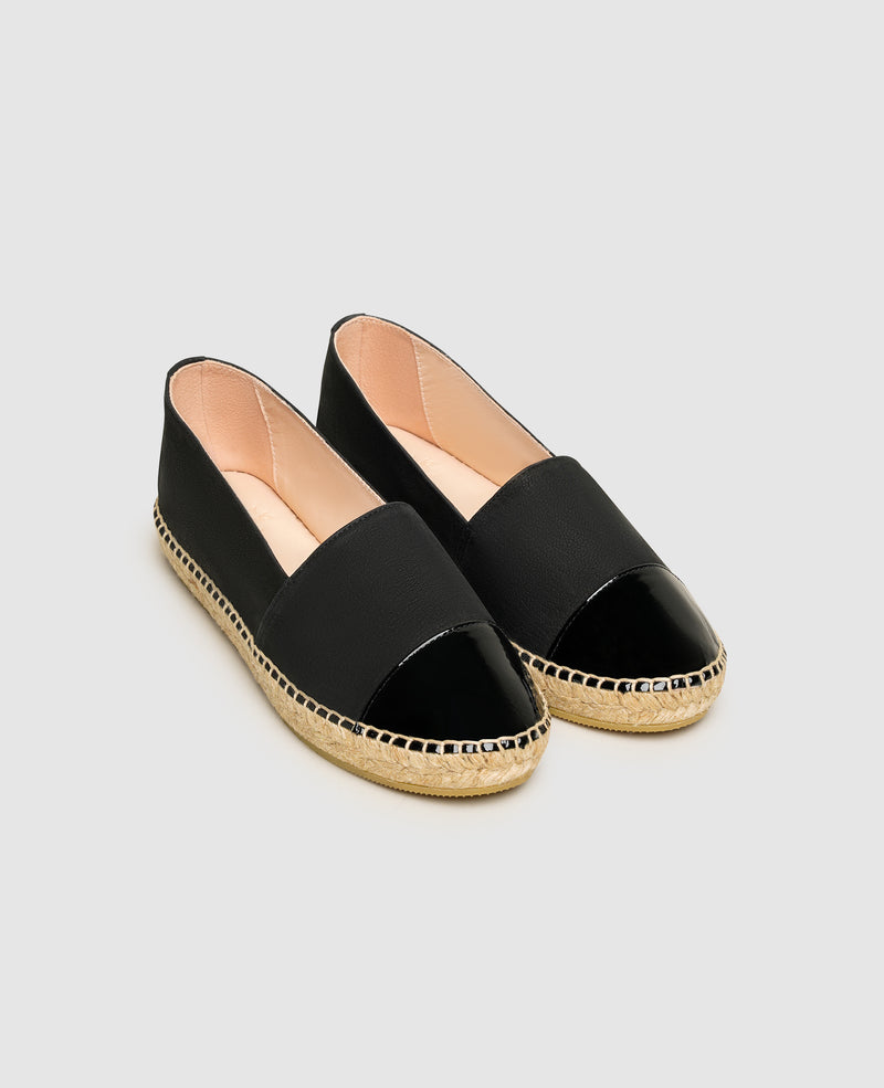 Shoepassion Damen-Espadrilles aus Nubuk und Lackleder Henry Stevens Shoepassion Black Friday Preise