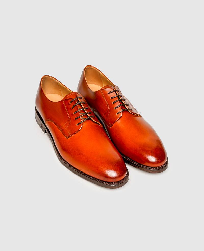 Shoepassion Rahmengenähte Plain Derby Herrenschuhe aus edlem Glattleder Shoepassion Valentinstagsangebot