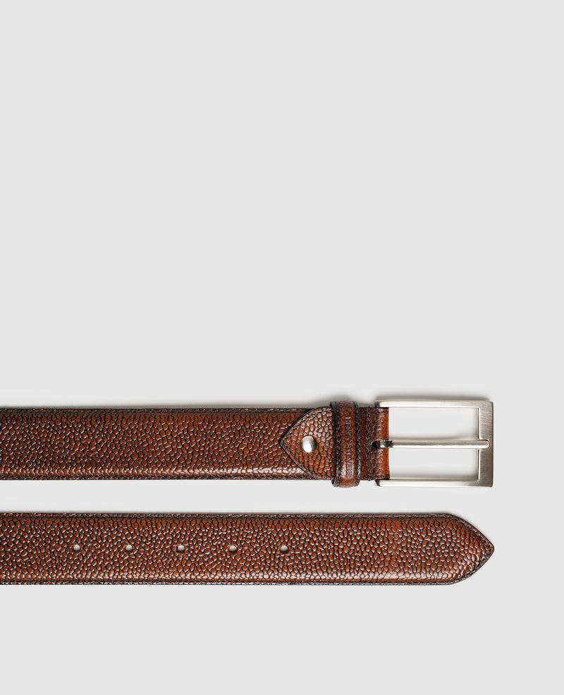 Shoepassion Markanter Herrengürtel aus Scotchgrain Leder Henry Stevens Shoepassion Cyber Monday