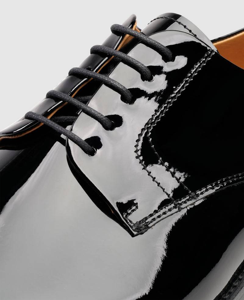 Shoepassion Rahmengenähter Herren Plain Derby Lackschuh Henry Stevens Shoepassion Bis zu 65% Rabatt