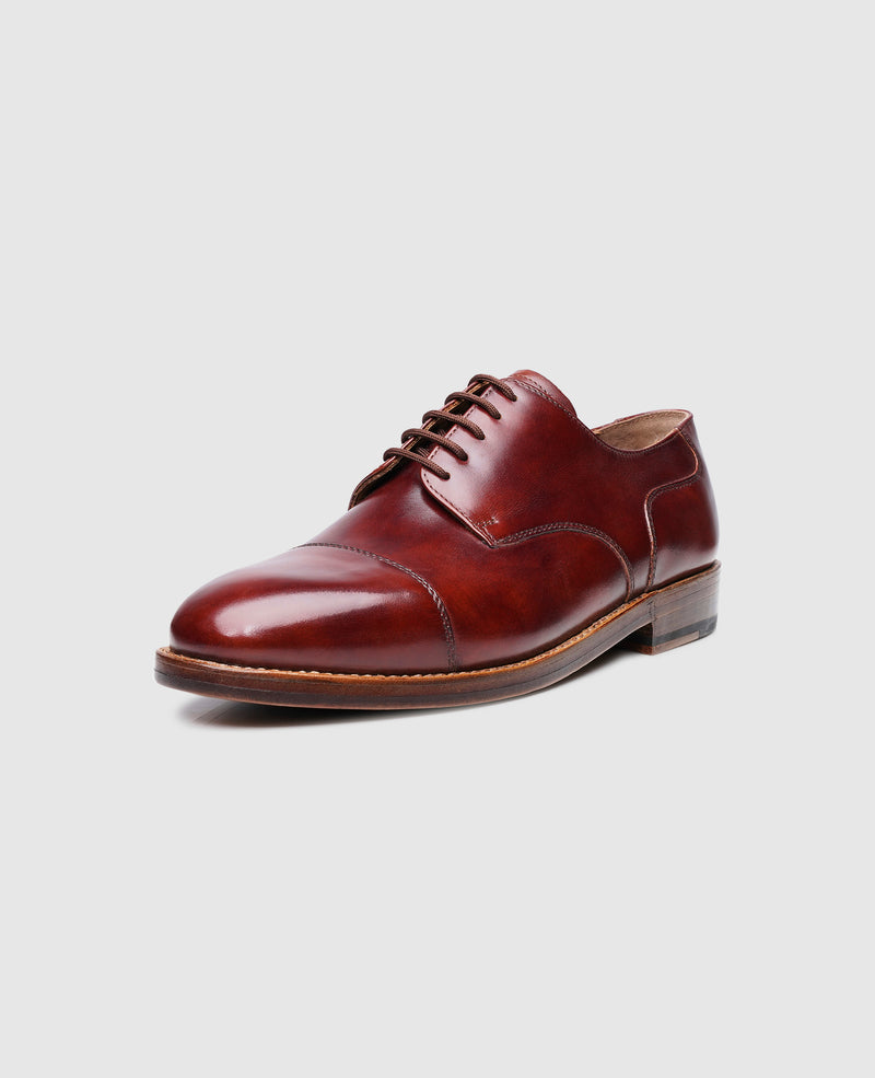 Shoepassion Heinrich Dinkelacker Captoe Derby aus Toscana Calf Shoepassion Kostenloser Versand international