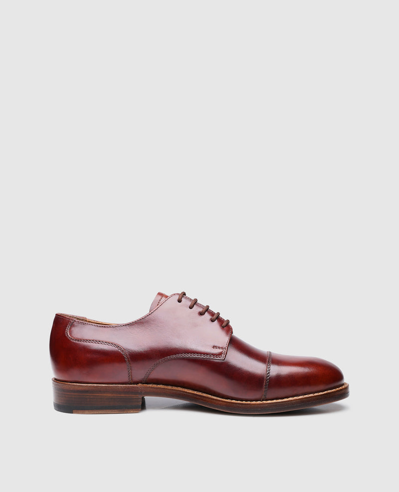 Shoepassion Heinrich Dinkelacker Captoe Derby aus Toscana Calf Shoepassion Kostenloser Versand international