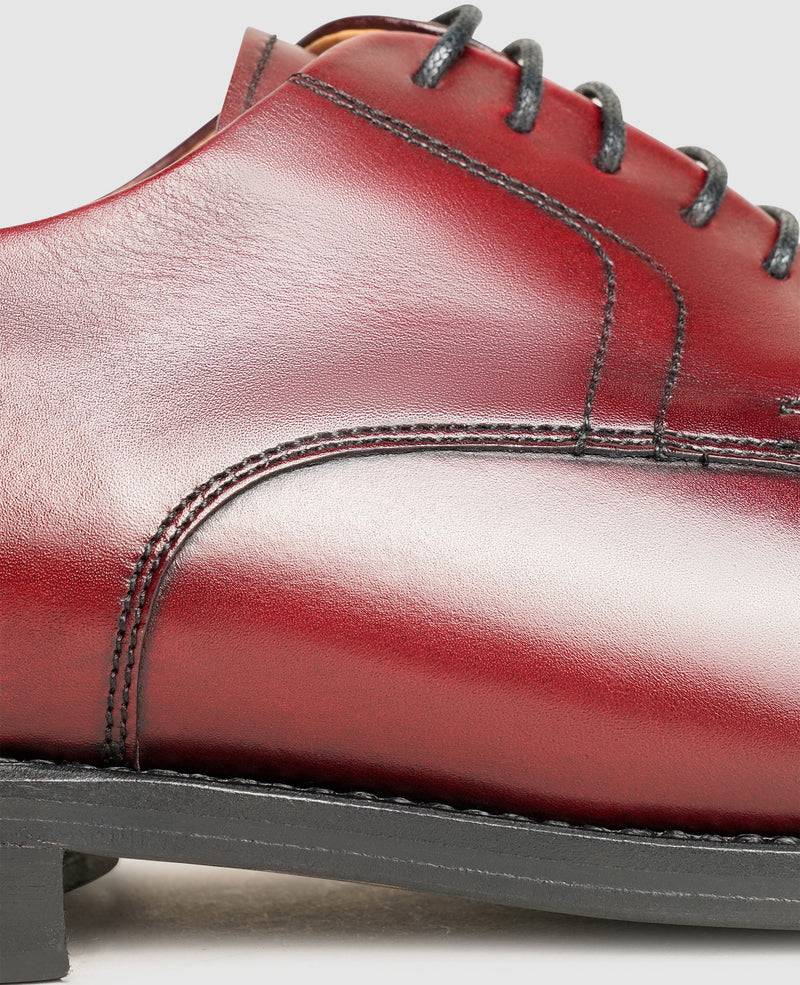 Shoepassion Rahmengenähter Derby Herrenschuh mit Patina Henry Stevens Shoepassion Auslauf