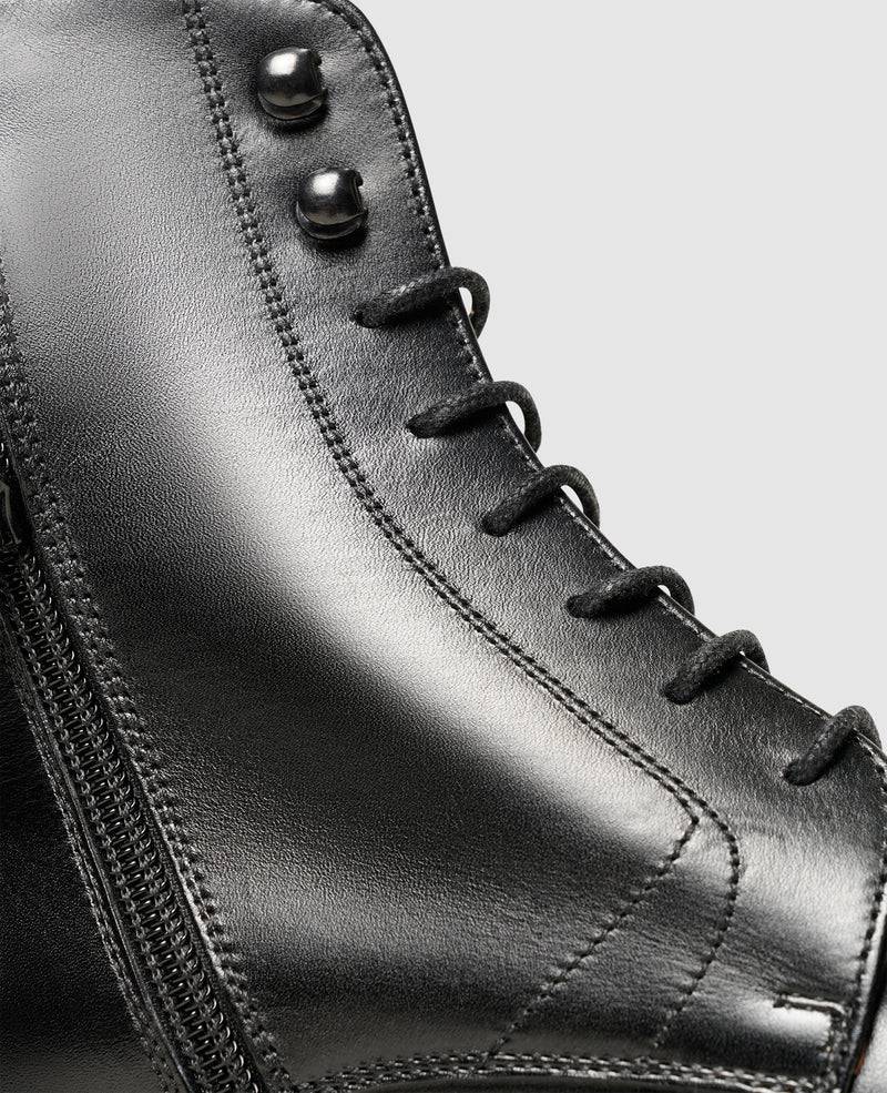 Shoepassion Rahmengenähte Herren-Schnürboots aus Glattleder Henry Stevens Shoepassion Verkauf