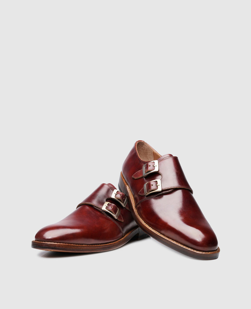 Shoepassion Heinrich Dinkelacker Doppel-Monkstrap für Herren aus Toscana Calf Shoepassion Muttertagsangebot