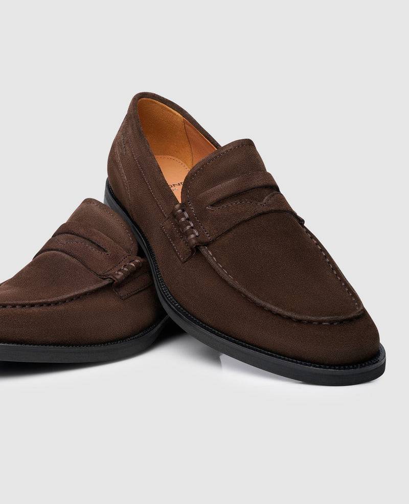 Shoepassion Penny Loafer für Herren aus Velours von Vagabond Shoepassion Räumungsverkauf