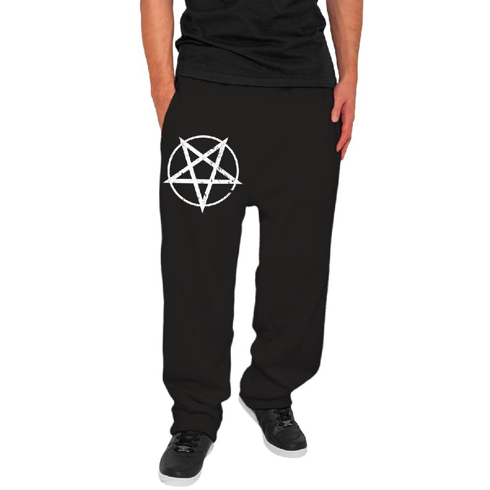 Spass Kostet Männer Jogginghose Trainingshose Pentagramm Black Friday Preise
