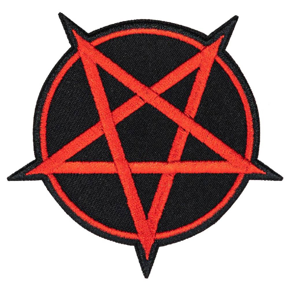Spass Kostet Aufnäher Aufbügler Pentagramm Fünfzack Hell 50% Rabatt für begrenzte Zeit