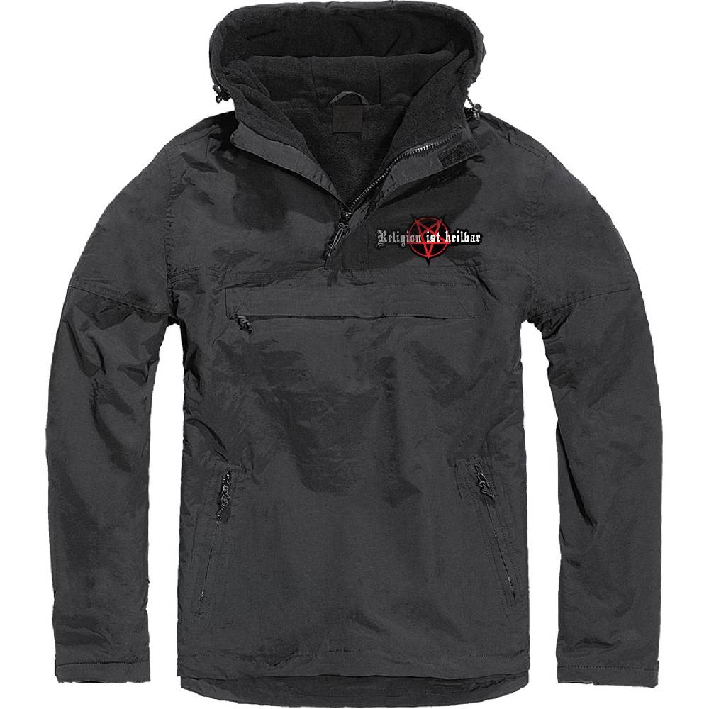 Spass Kostet Schlupfjacke Windbreaker GEFÜTTERT Religion ist heilbar 666 Kostenlose Rückgabe