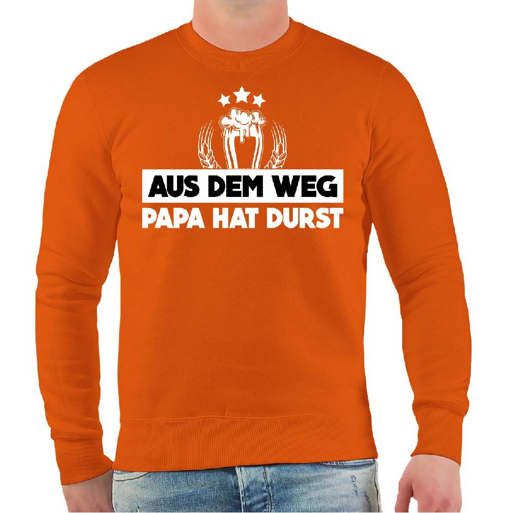 Spass Kostet Männer Sweatshirt Aus dem Weg PAPA HAT DURST zollfrei