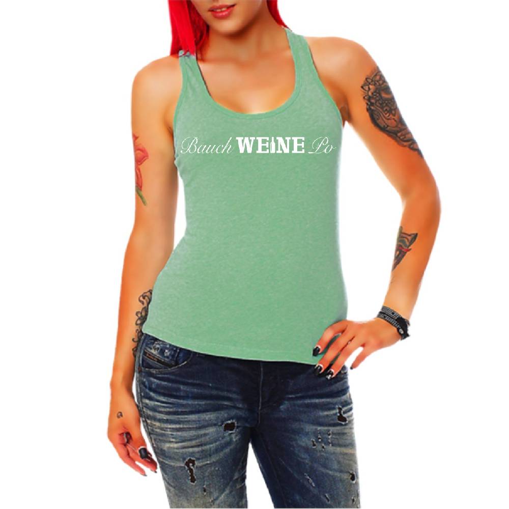 Spass Kostet Damen Tank Top Bauch WEINE Po Online