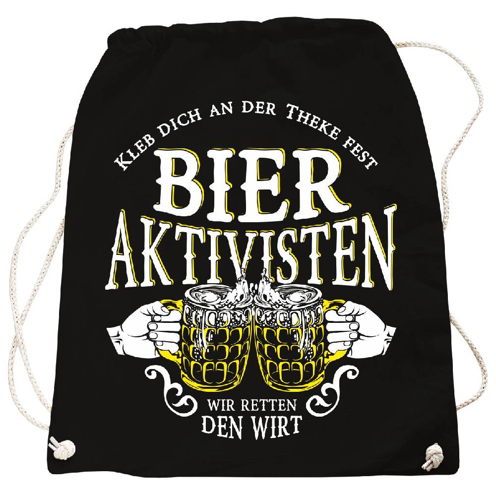 Spass Kostet Rucksack Bier Aktivisten Kleb dich an der Theke fest Neueste Mode
